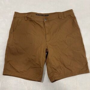 Duluth Trading Co Brown Flex Fire Hose Shorts